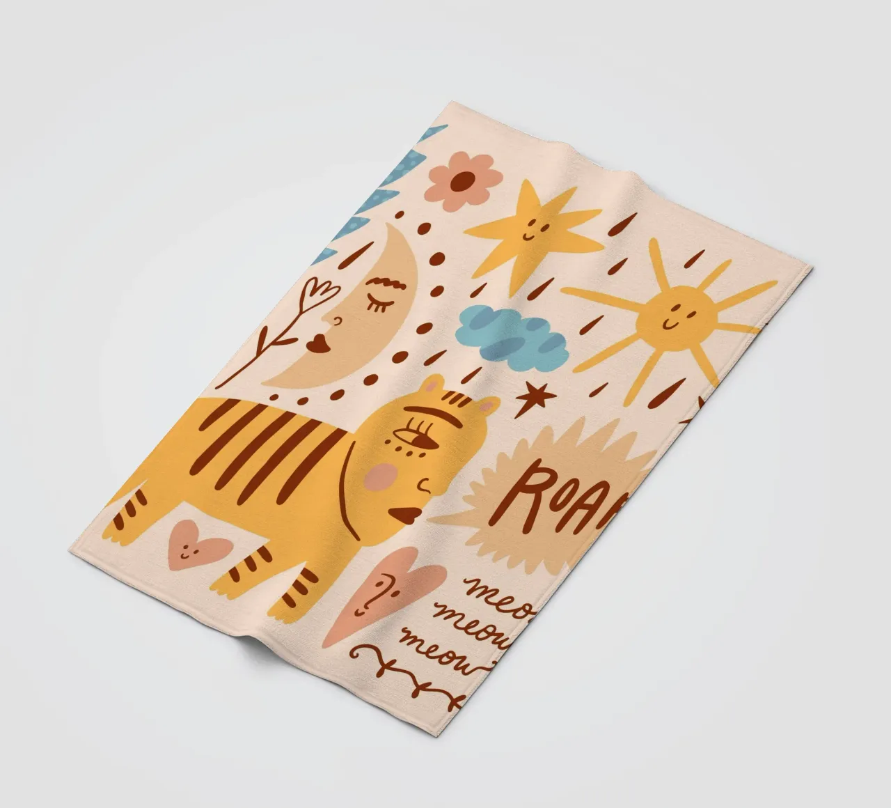 Tiny And Wild No 12 coperta in pile da treechild