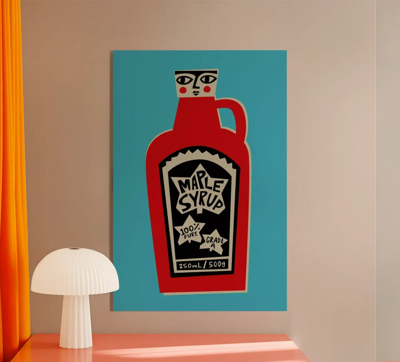 Maple Syrup plexiglass da Fox & Velvet