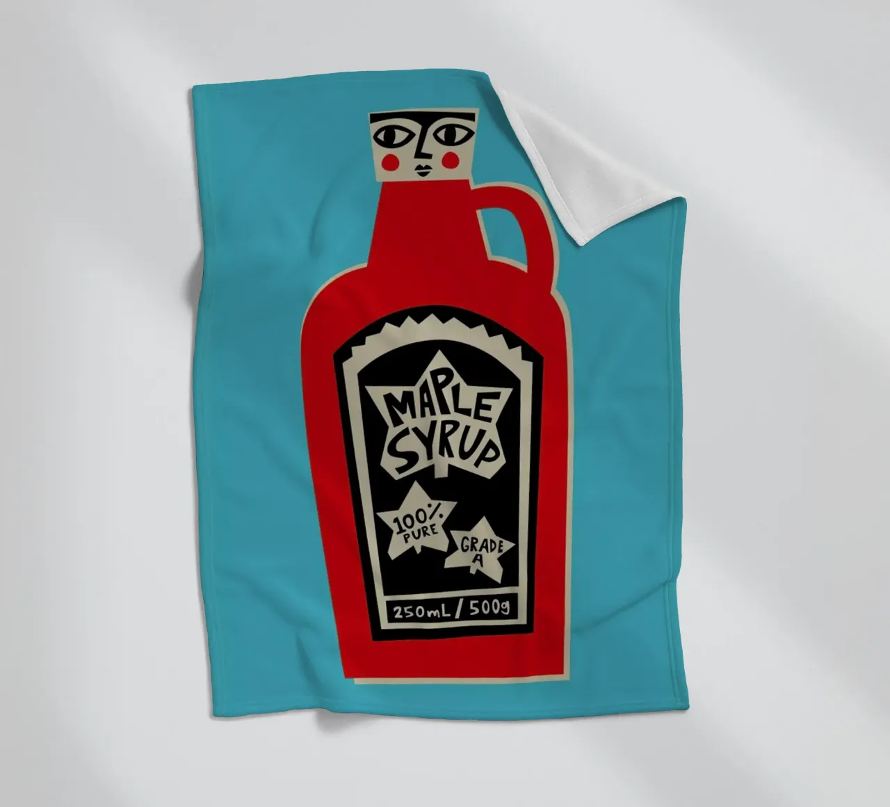 Maple Syrup Fleecedecke von Fox & Velvet