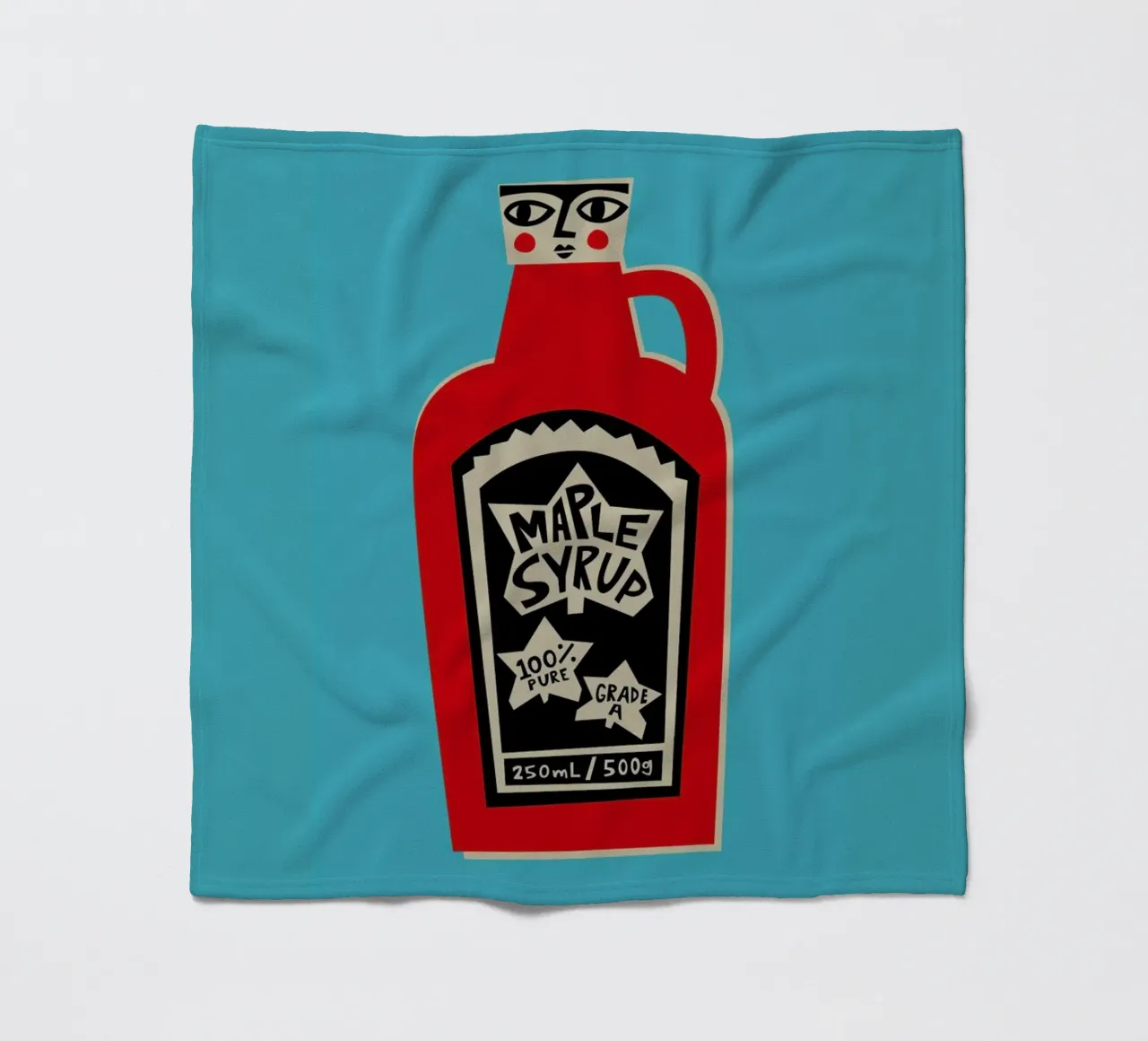 Maple Syrup Fleecedecke von Fox & Velvet