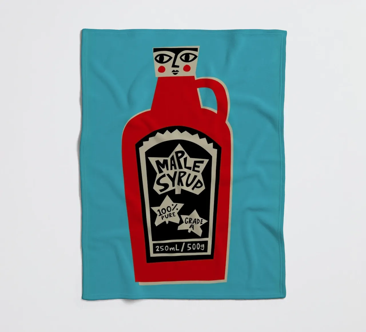 Maple Syrup Fleecedecke von Fox & Velvet
