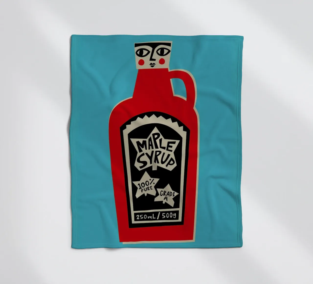 Maple Syrup Fleecedecke von Fox & Velvet