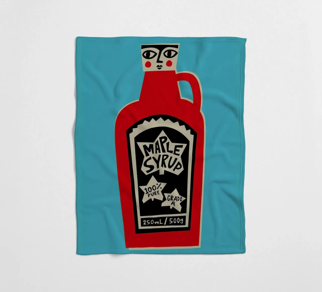 Maple Syrup Fleecedecke von Fox & Velvet