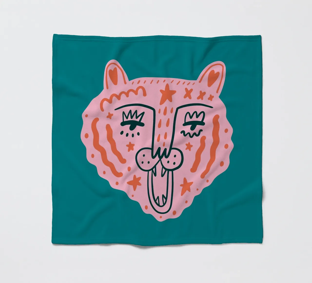 Tiny And Wild No 14 coperta in pile da treechild