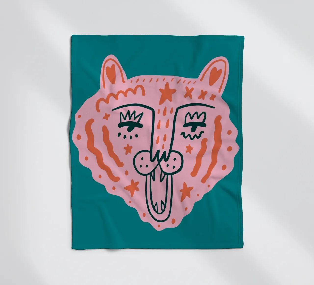Tiny And Wild No 14 coperta in pile da treechild