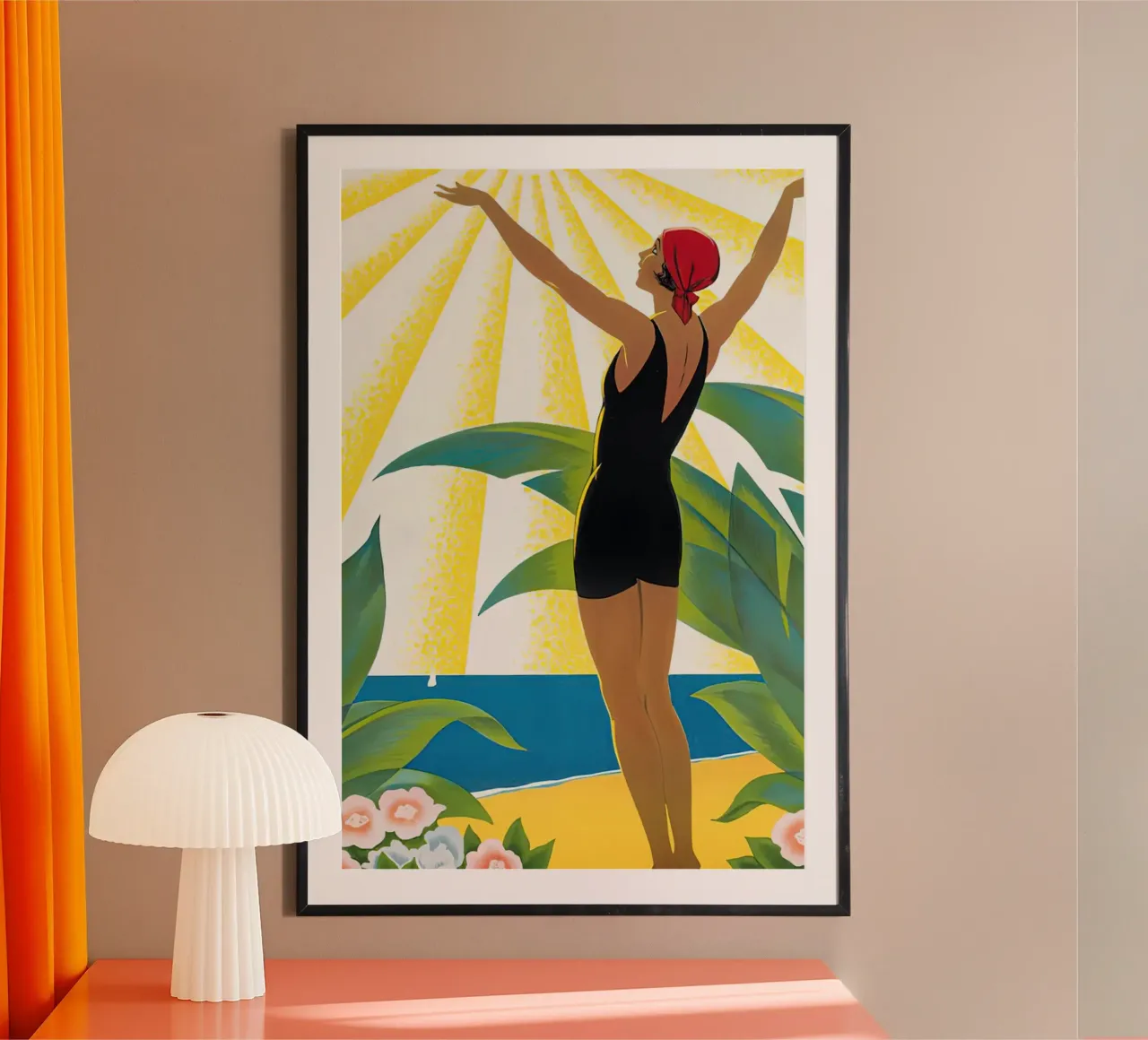 1931 Sur La Cote D'Azur Francia Viaggio poster da MisteryMachine