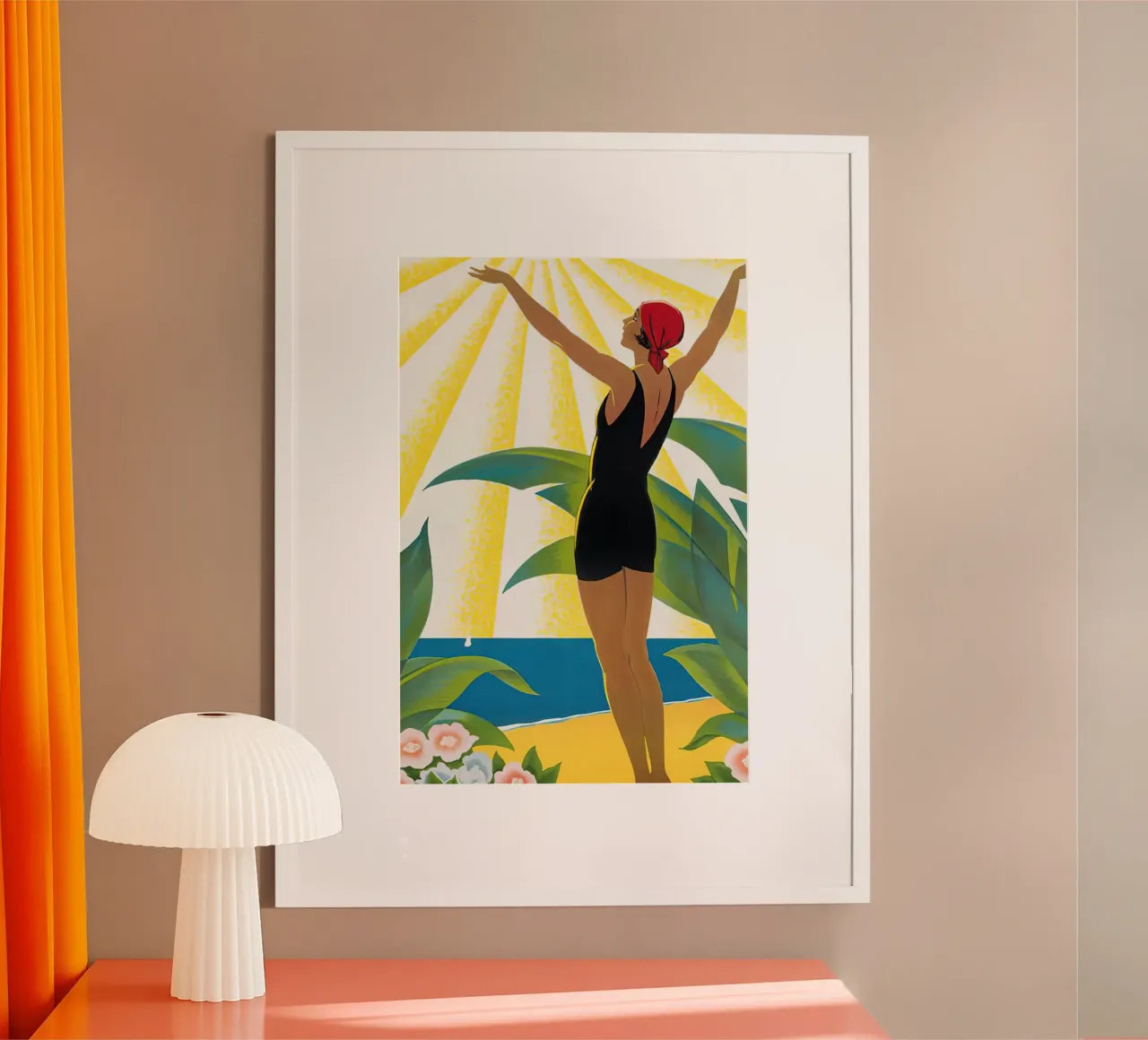 1931 Sur La Cote D'Azur Francia Viaggio poster da MisteryMachine