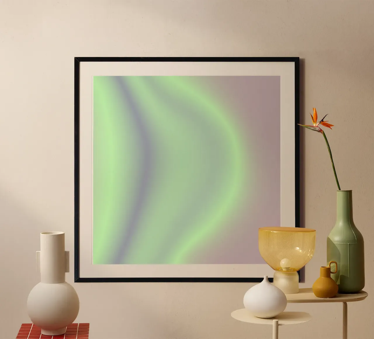 🫧 poster with aluminum frame by ÂME LIBRE STUDIO