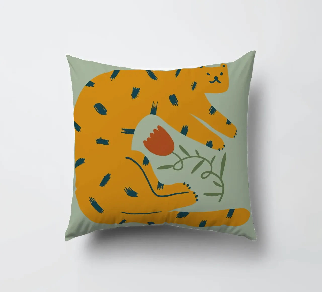 Tiny And Wild No 17 cuscino da treechild