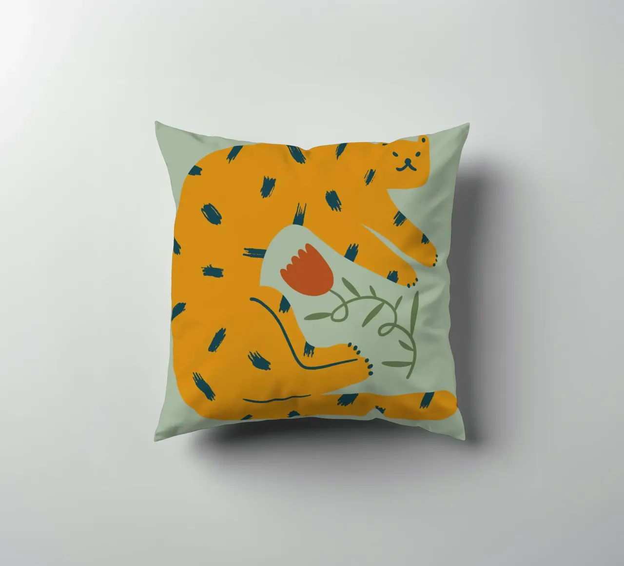 Tiny And Wild No 17 cuscino da treechild