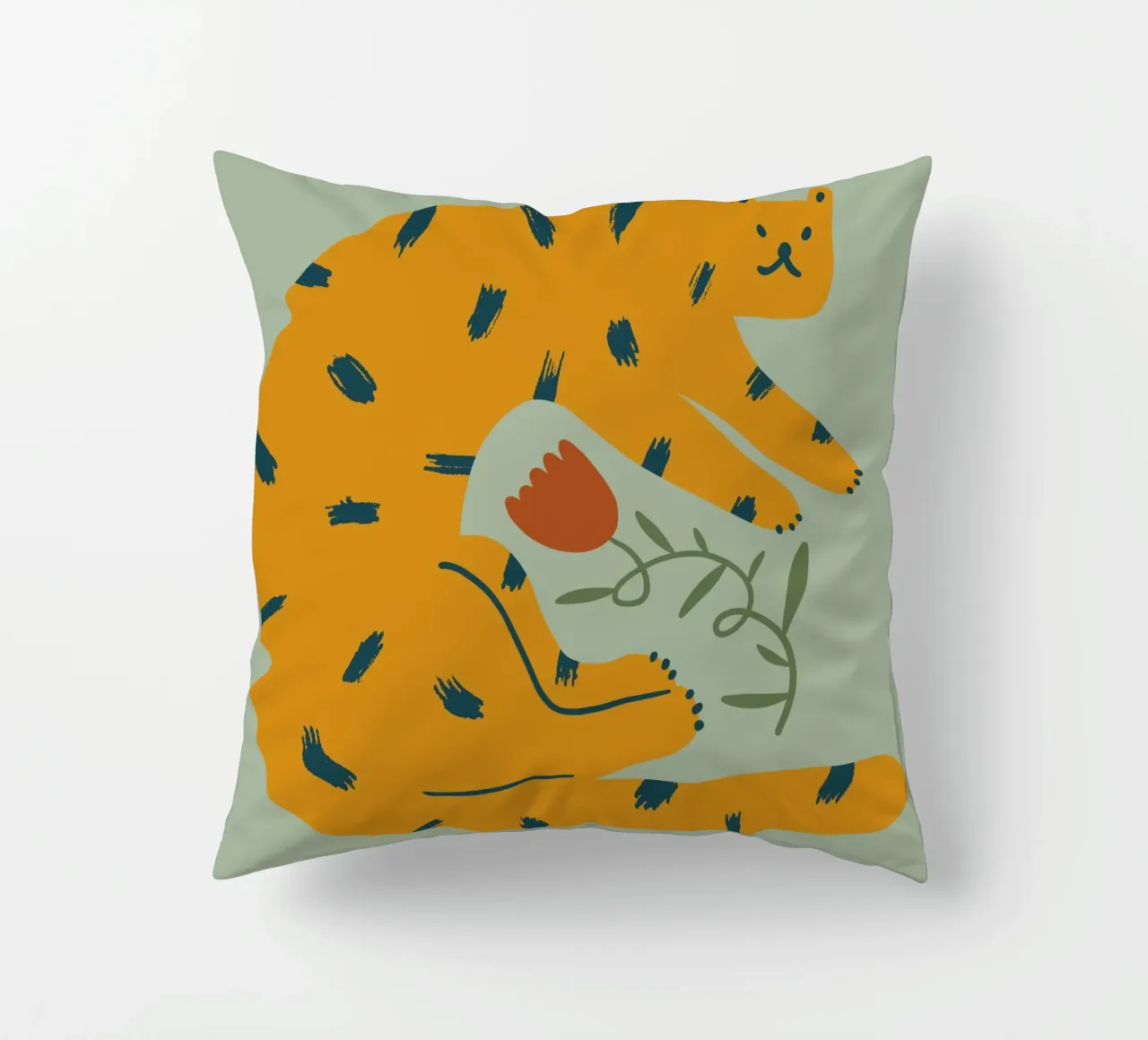 Tiny And Wild No 17 cuscino da treechild