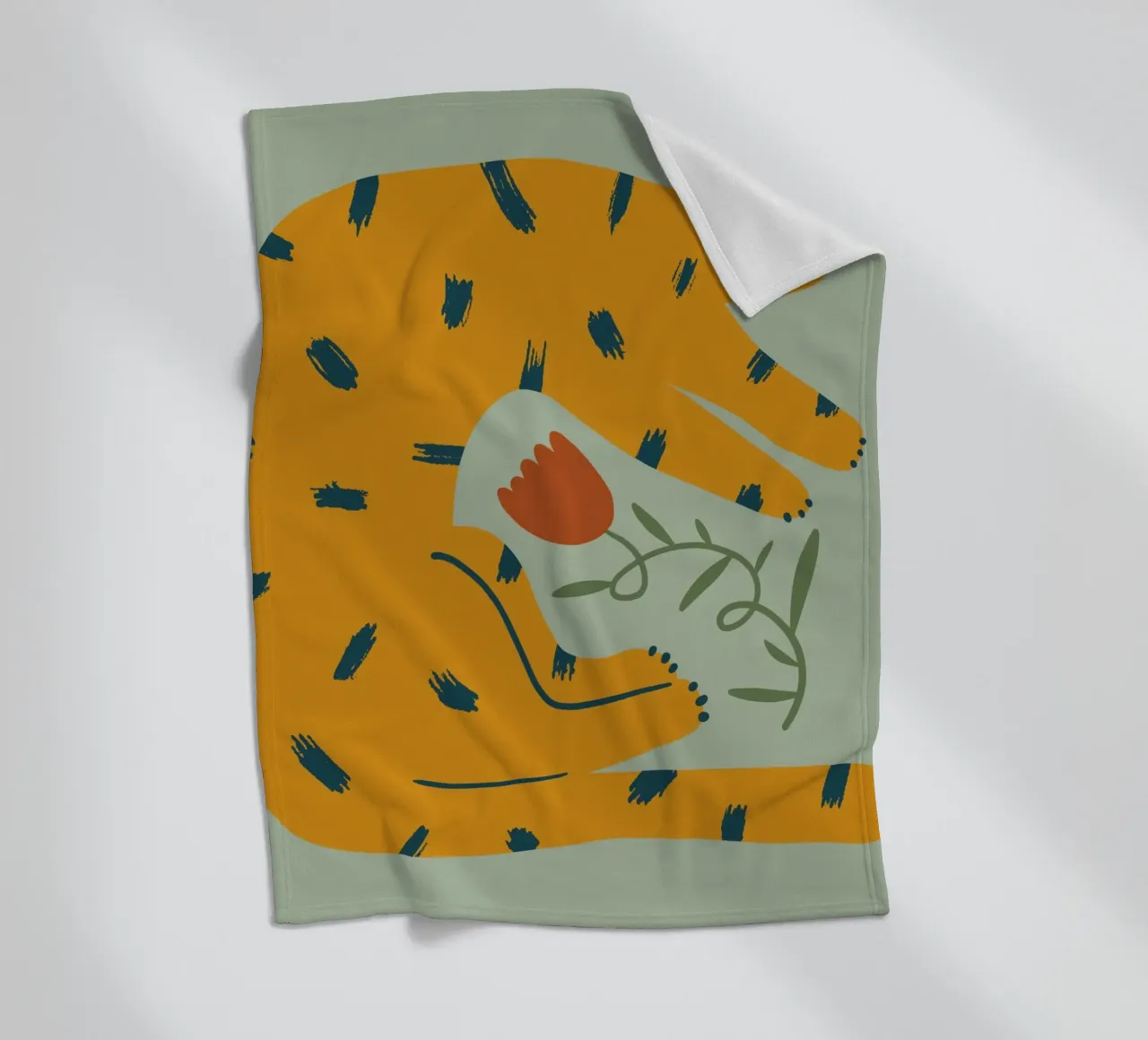 Tiny And Wild No 17 coperta in pile da treechild