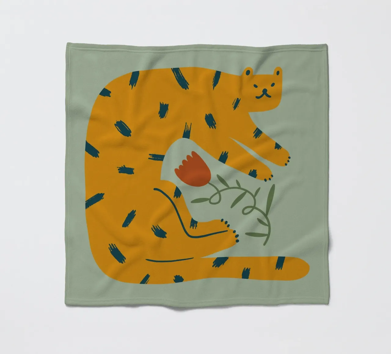 Tiny And Wild No 17 coperta in pile da treechild