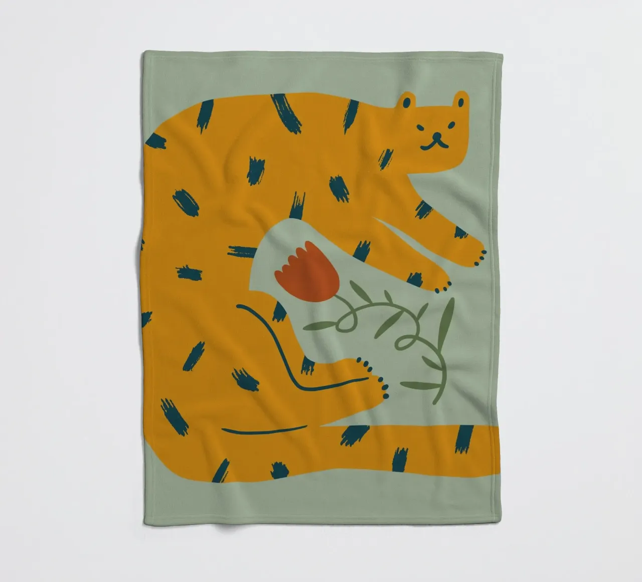 Tiny And Wild No 17 coperta in pile da treechild