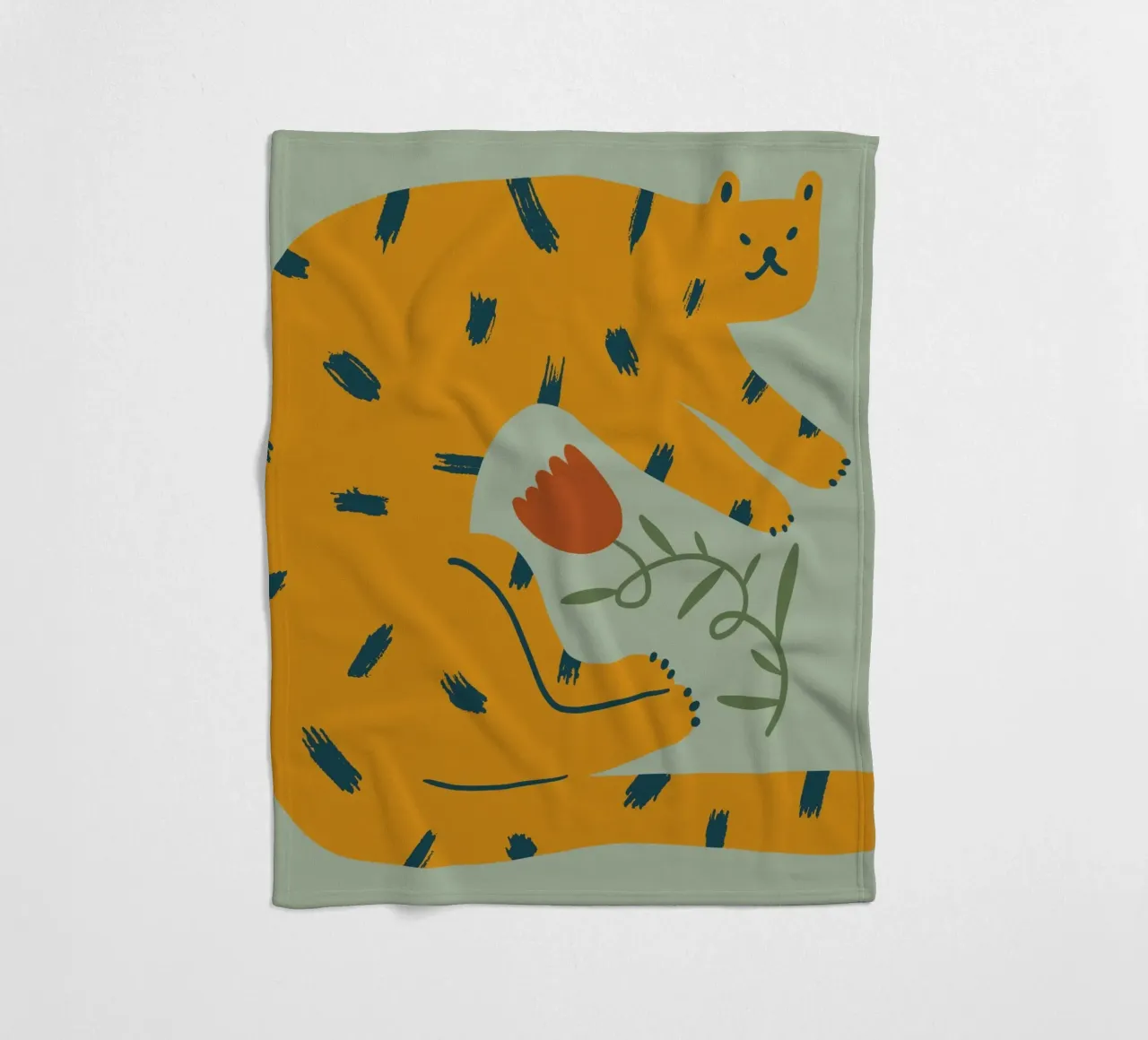 Tiny And Wild No 17 coperta in pile da treechild