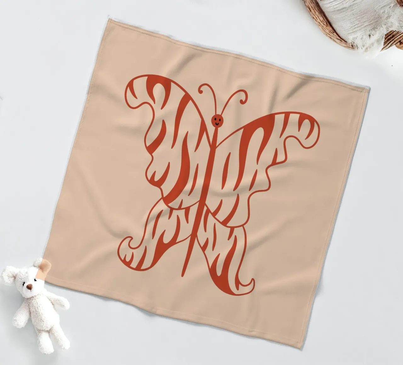 Tiny And Wild No 18 coperta in pile da treechild