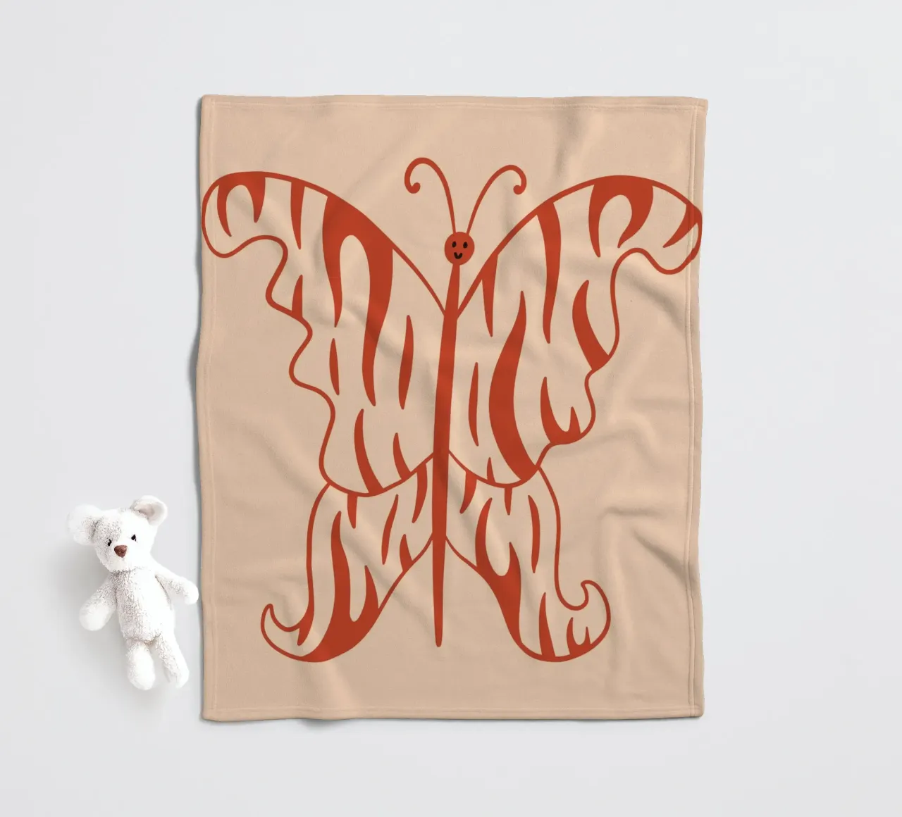 Tiny And Wild No 18 coperta in pile da treechild