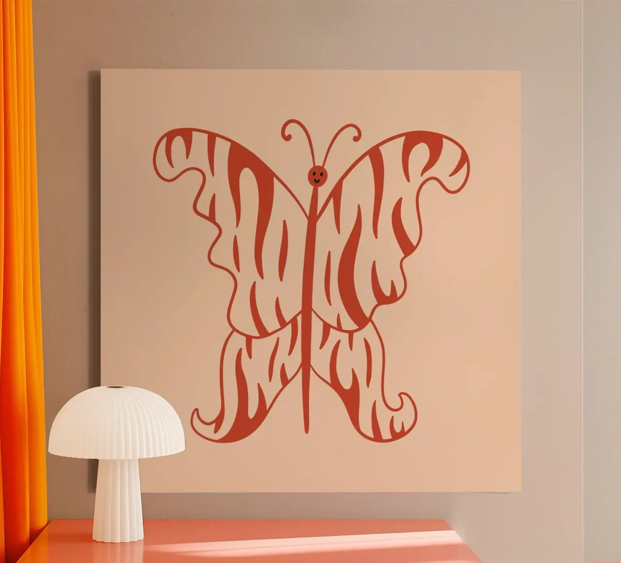 Tiny And Wild No 18 tela con Cornice a cassetta da treechild