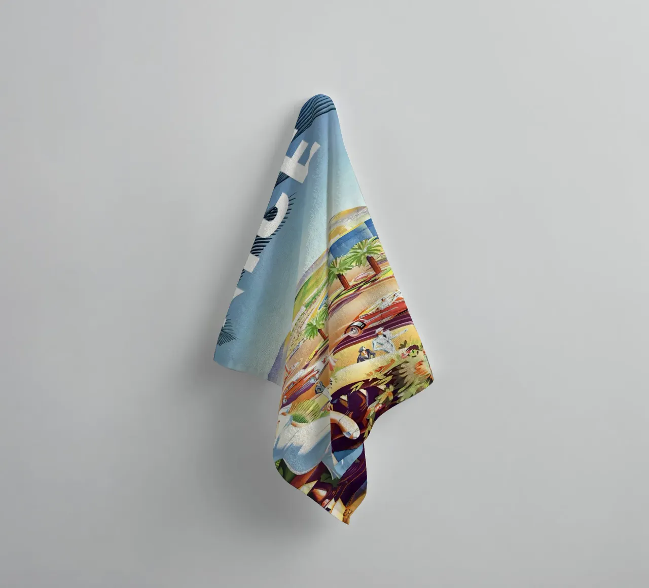 1935 Nice France Travel towel by MisteryMachine