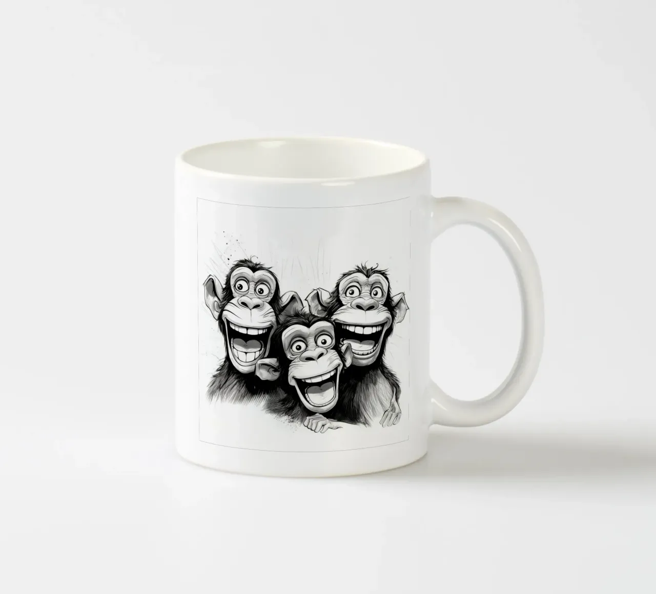 Retro Monkey Gang tazza in ceramica da Funny Animals