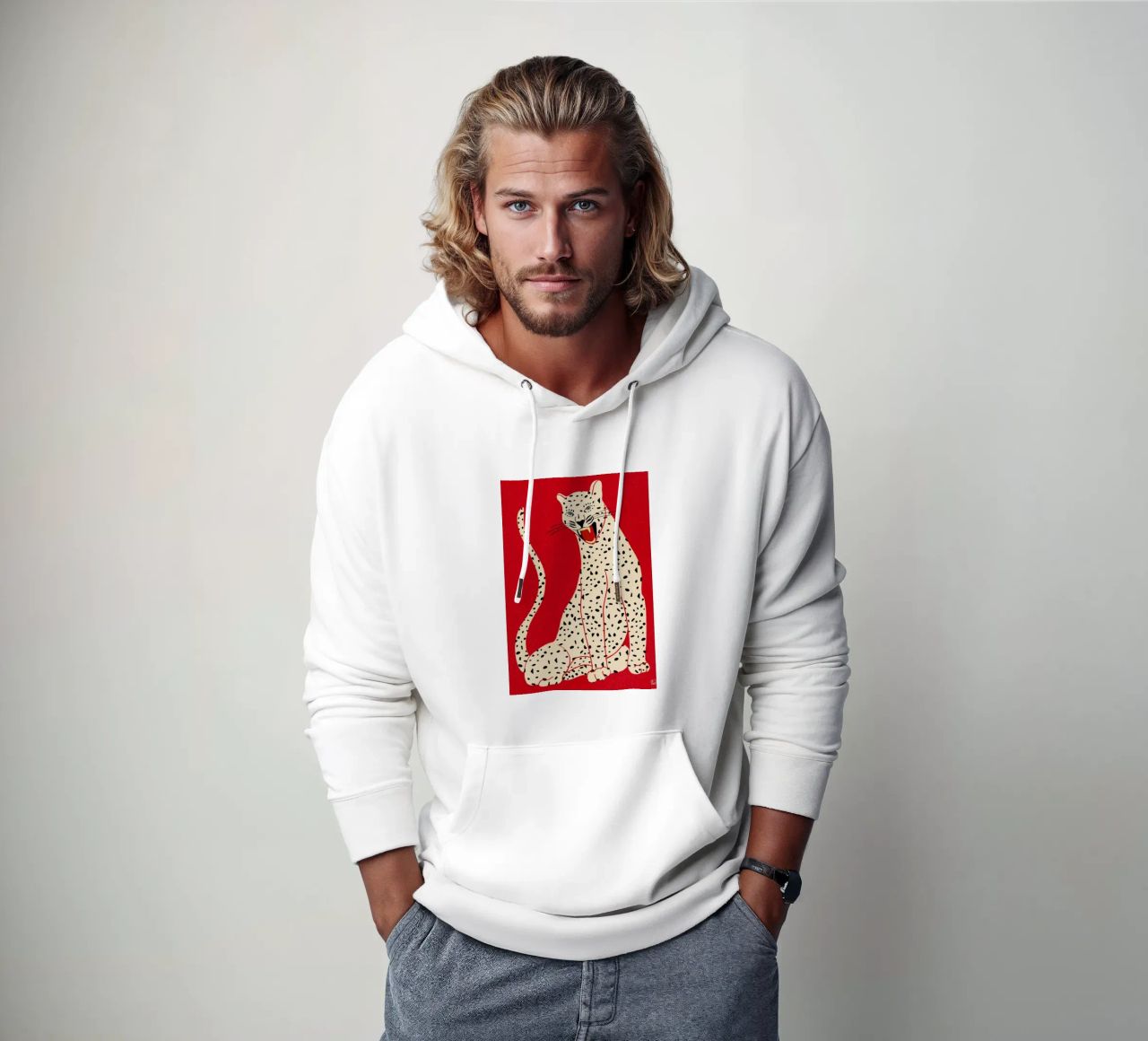 Simple Beast felpa con cappuccio da Be Mart
