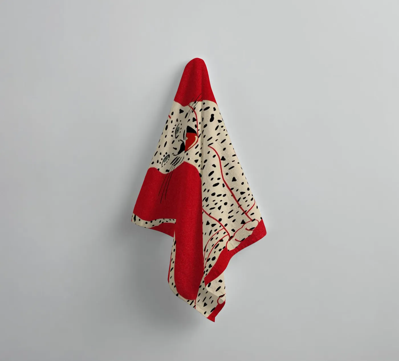 Simple Beast badhanddoek van Be Mart