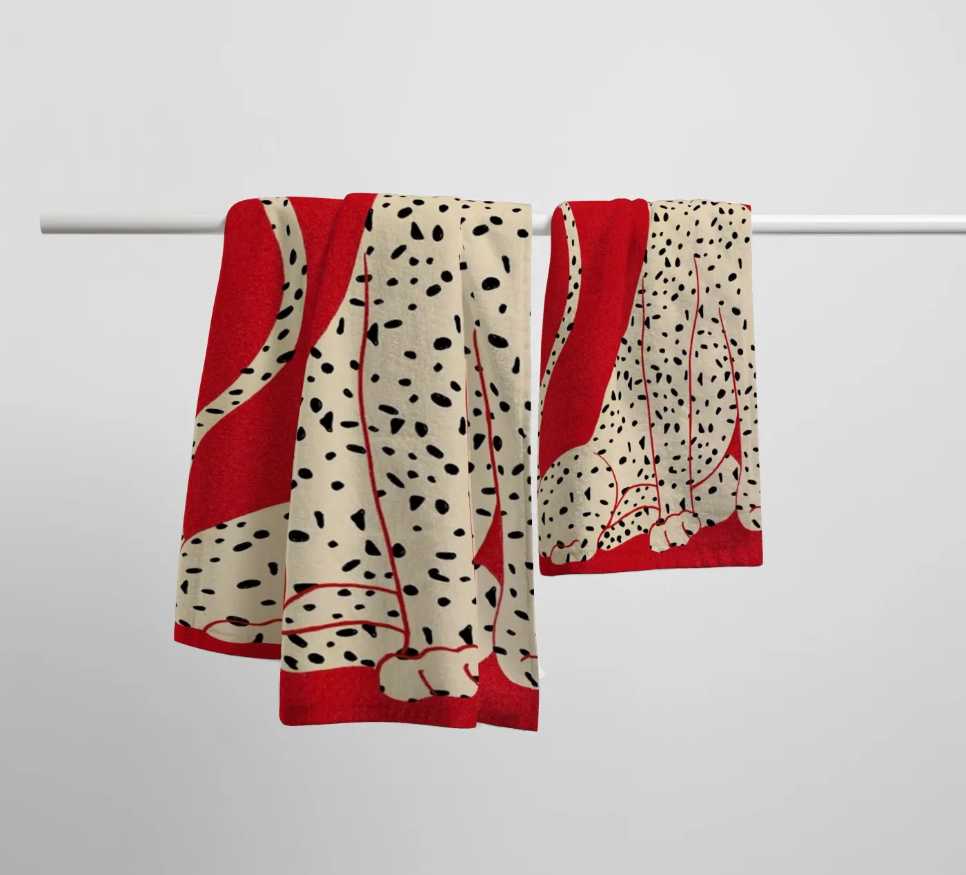 Simple Beast badhanddoek van Be Mart