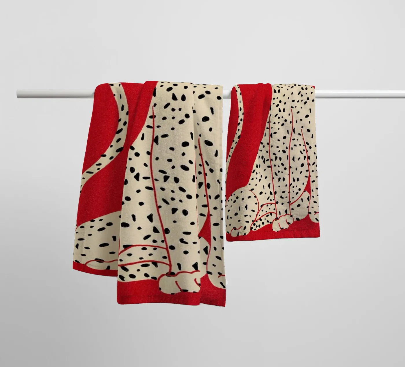 Simple Beast badhanddoek van Be Mart