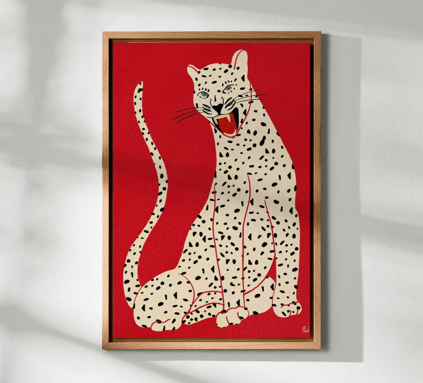 Simple Beast canvas by Be Mart