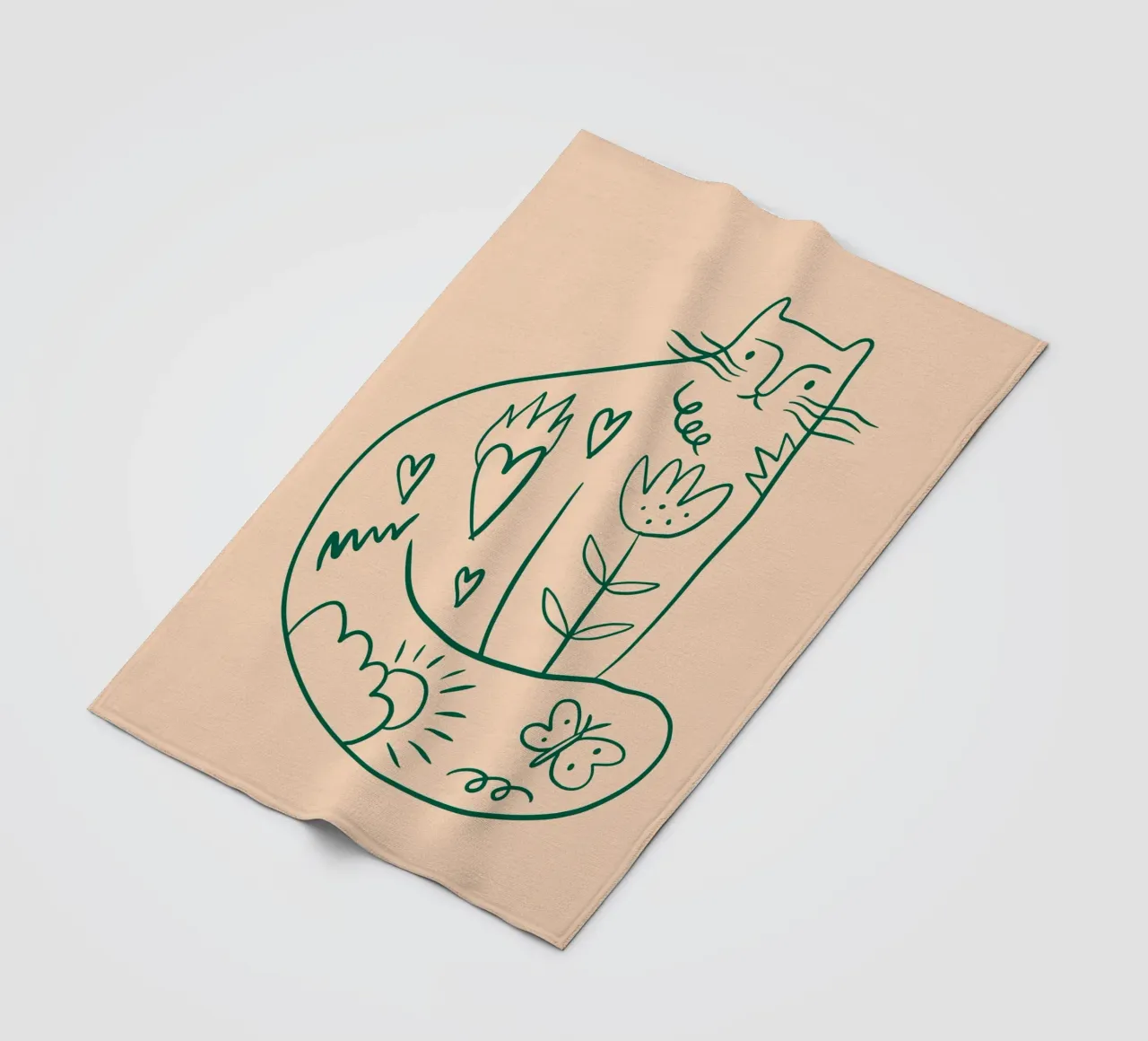 Tiny And Wild No 23 coperta in pile da treechild