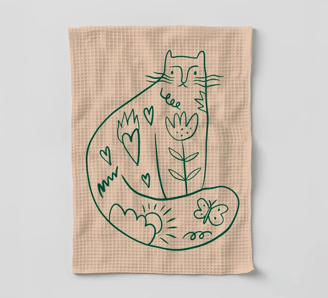 Tiny And Wild No 23 canovaccio da cucina da treechild