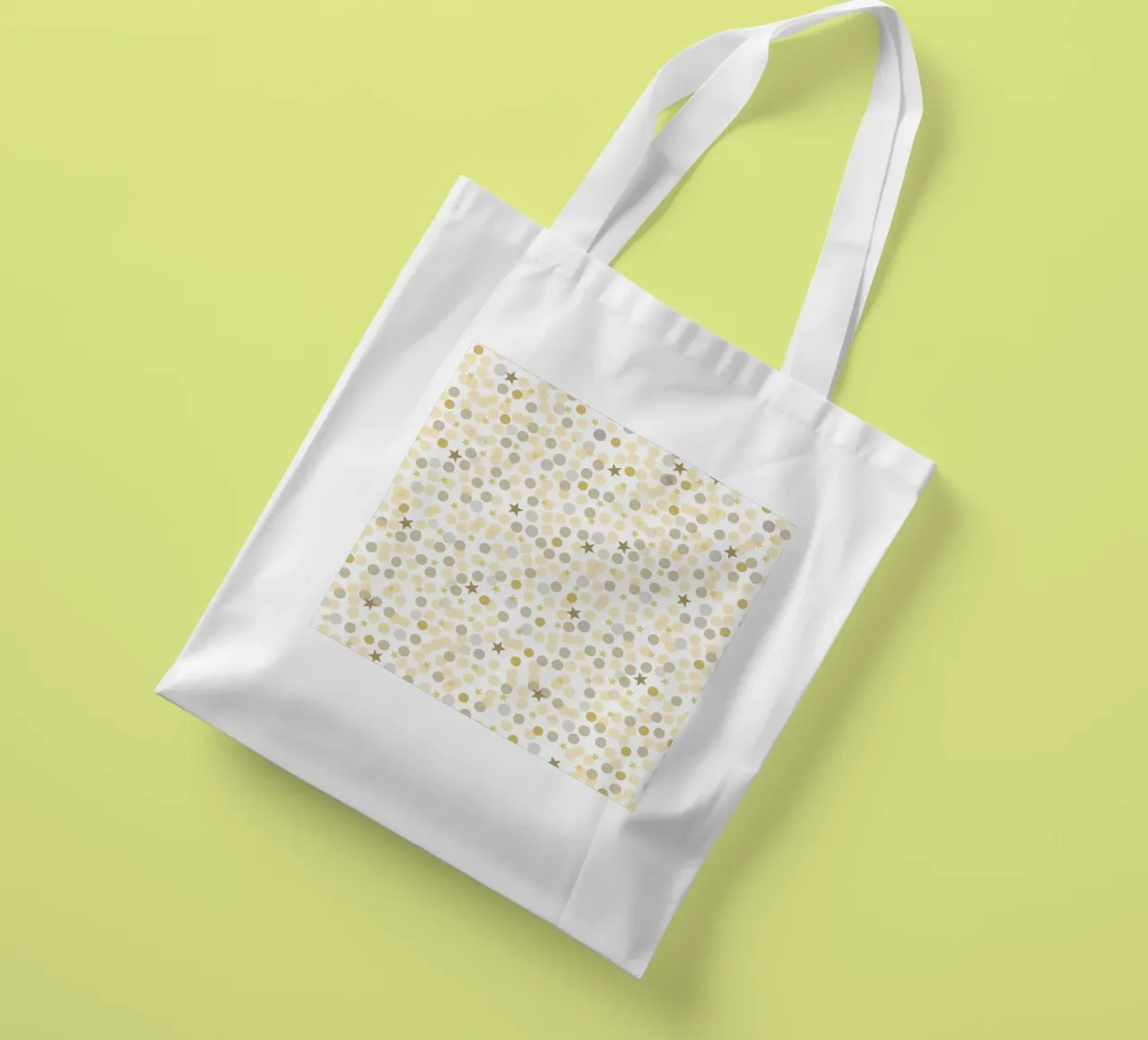 Cercles et étoiles en or et couleurs métalliques tote bag de gulsengunel