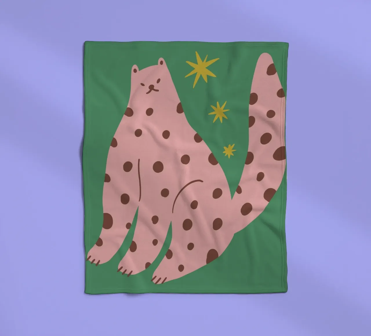Tiny And Wild No 24 coperta in pile da treechild