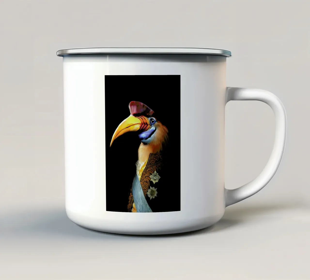 Sigmund tazza in smalto da Tein Lucasson