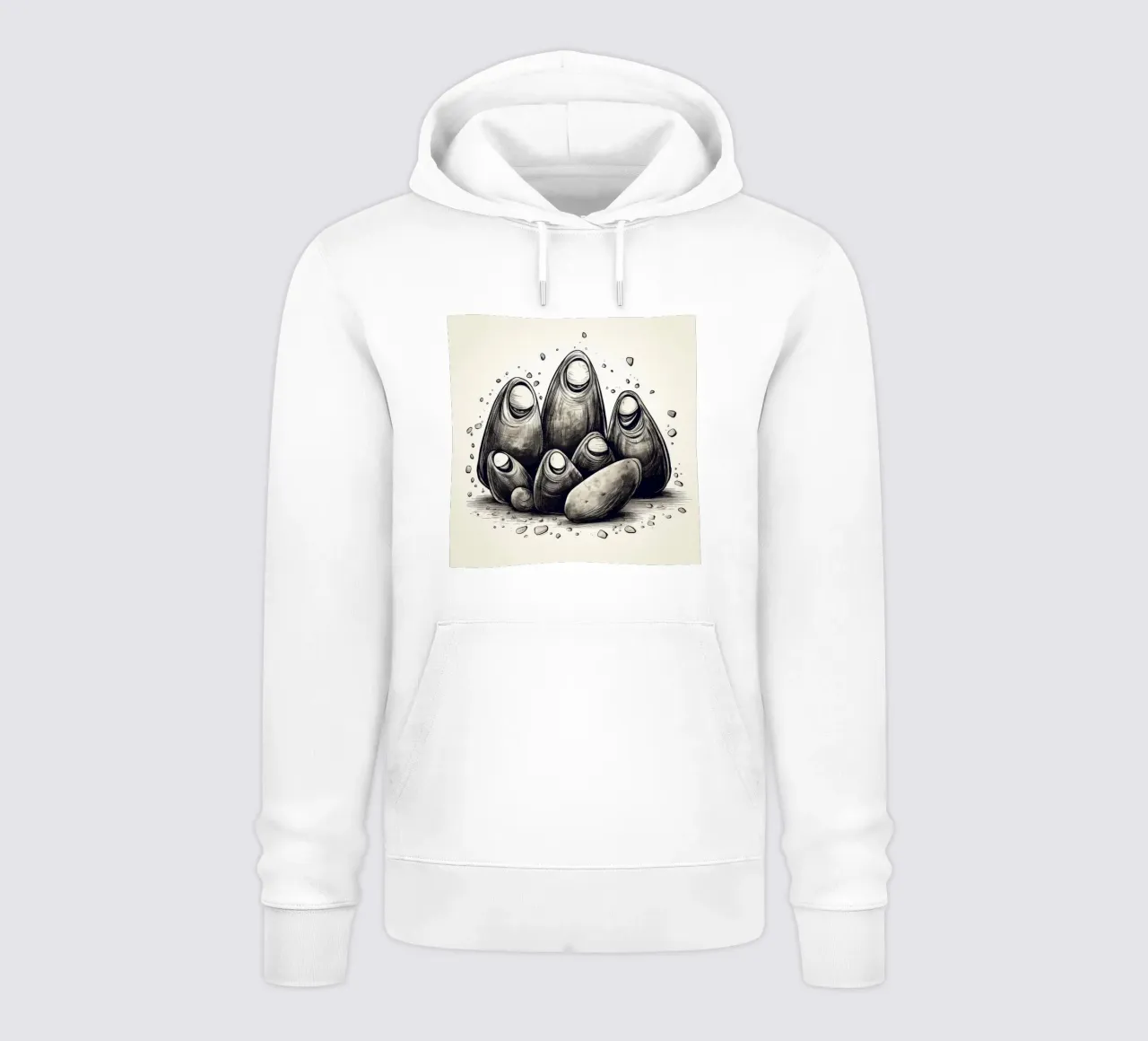 Gang di cozze retrò felpa con cappuccio da Funny Animals