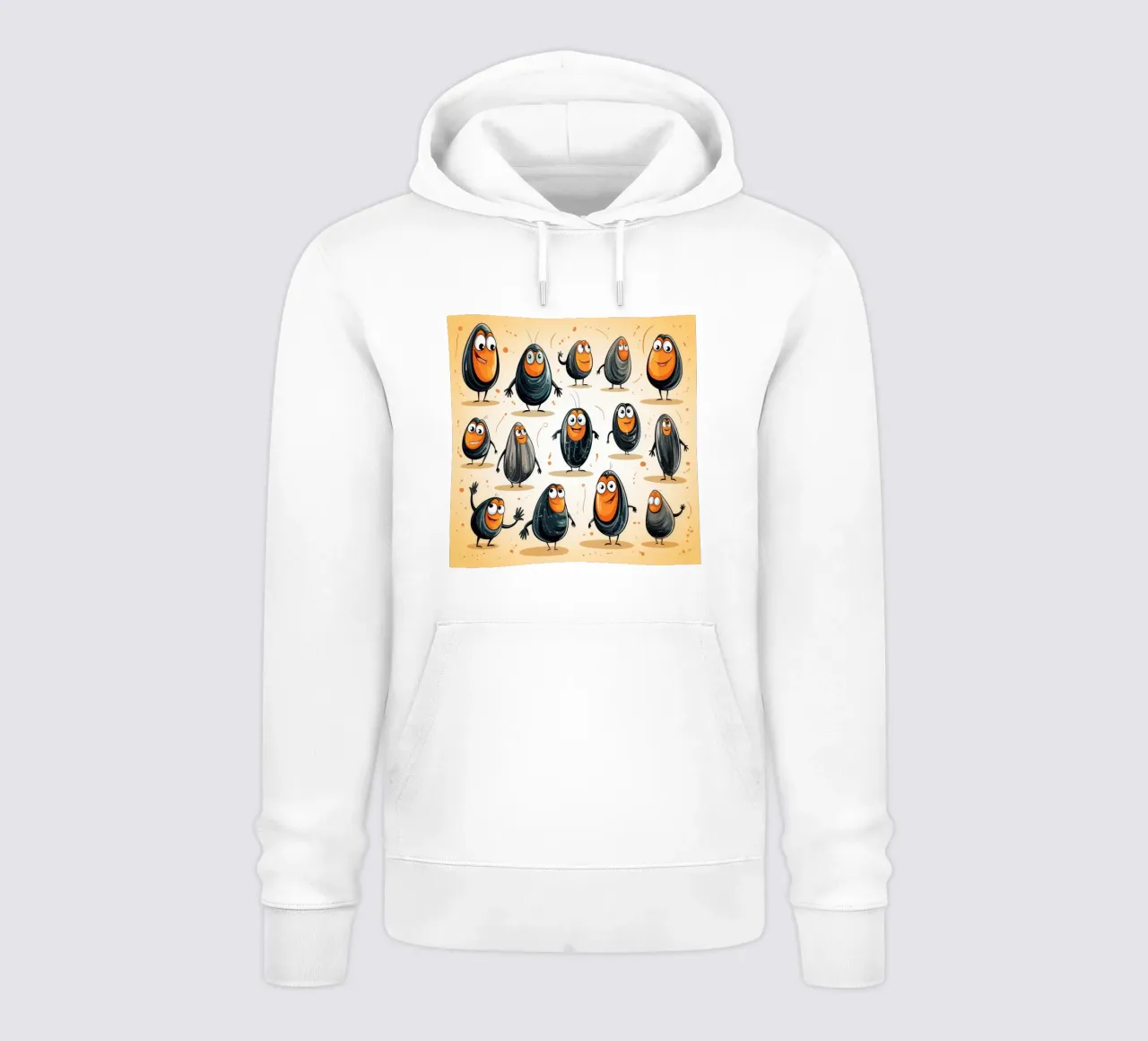 Gang di cozze retrò felpa con cappuccio da Funny Animals