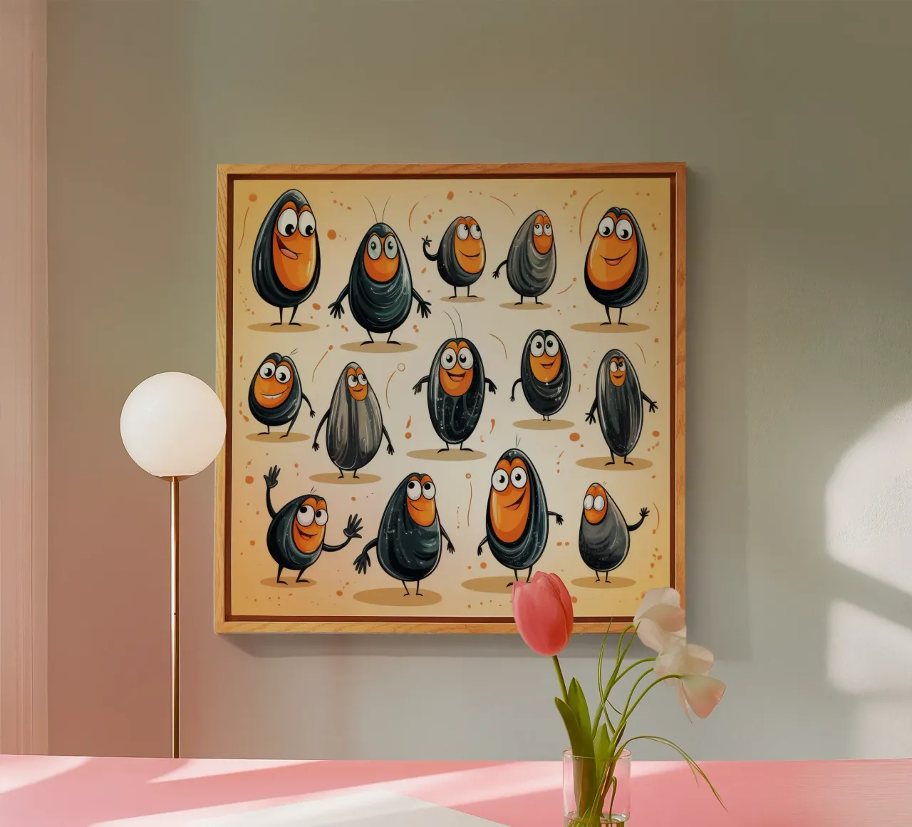 Gang di cozze retrò plexiglass da Funny Animals