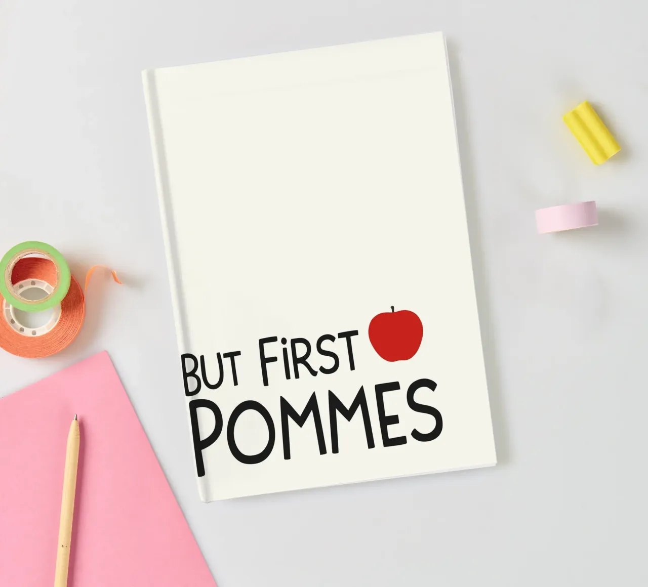 Pommes notebook by Attaboy Dsgn