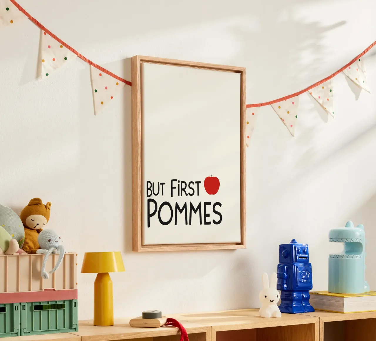 Pommes tela con Cornice a cassetta da Attaboy Dsgn
