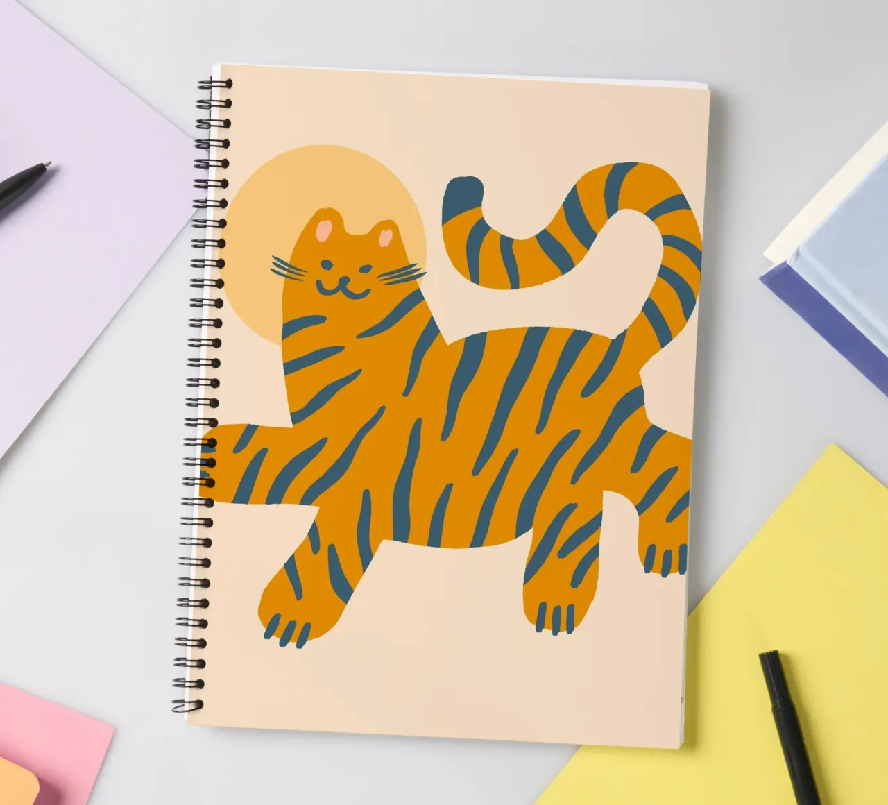 Tiny And Wild No 25 spiral notebook by treechild