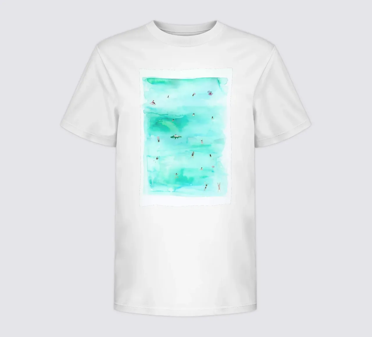 Swimmers kids t-shirt by Isabelle Vandeplassche