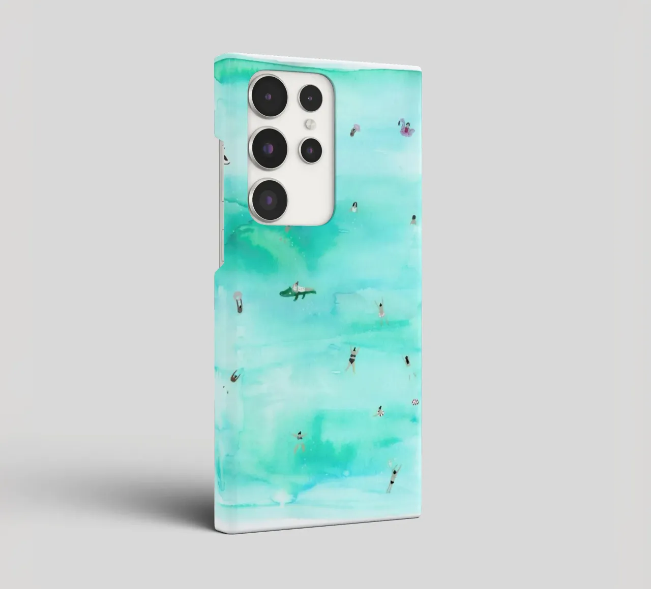 Swimmers samsung phone case by Isabelle Vandeplassche