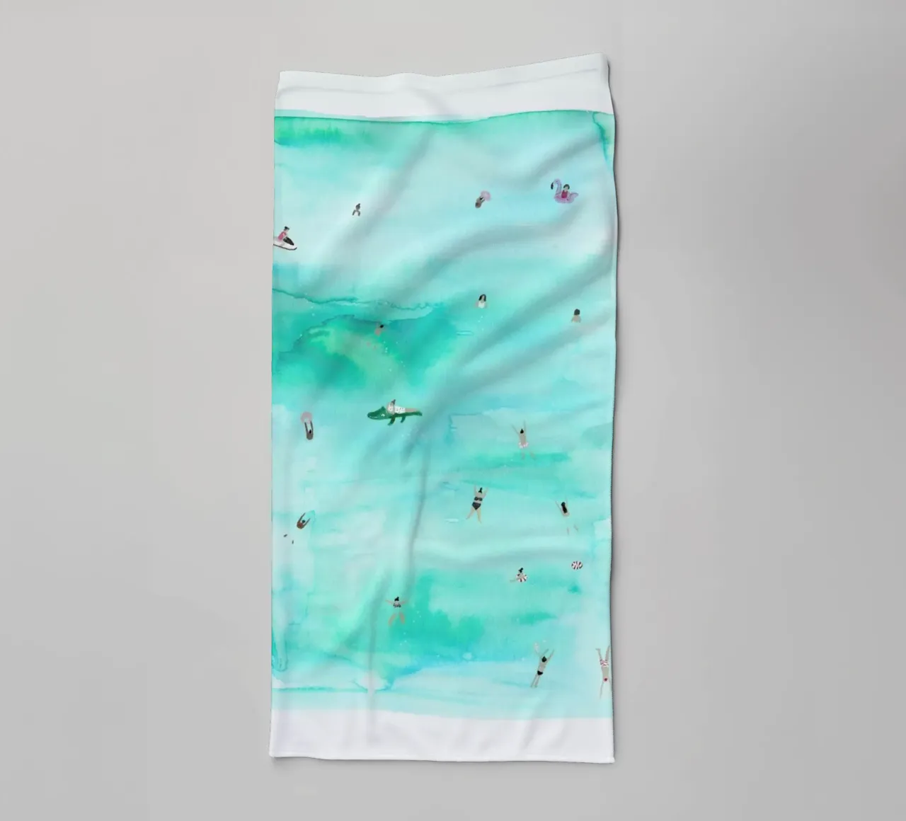 Swimmers towel by Isabelle Vandeplassche