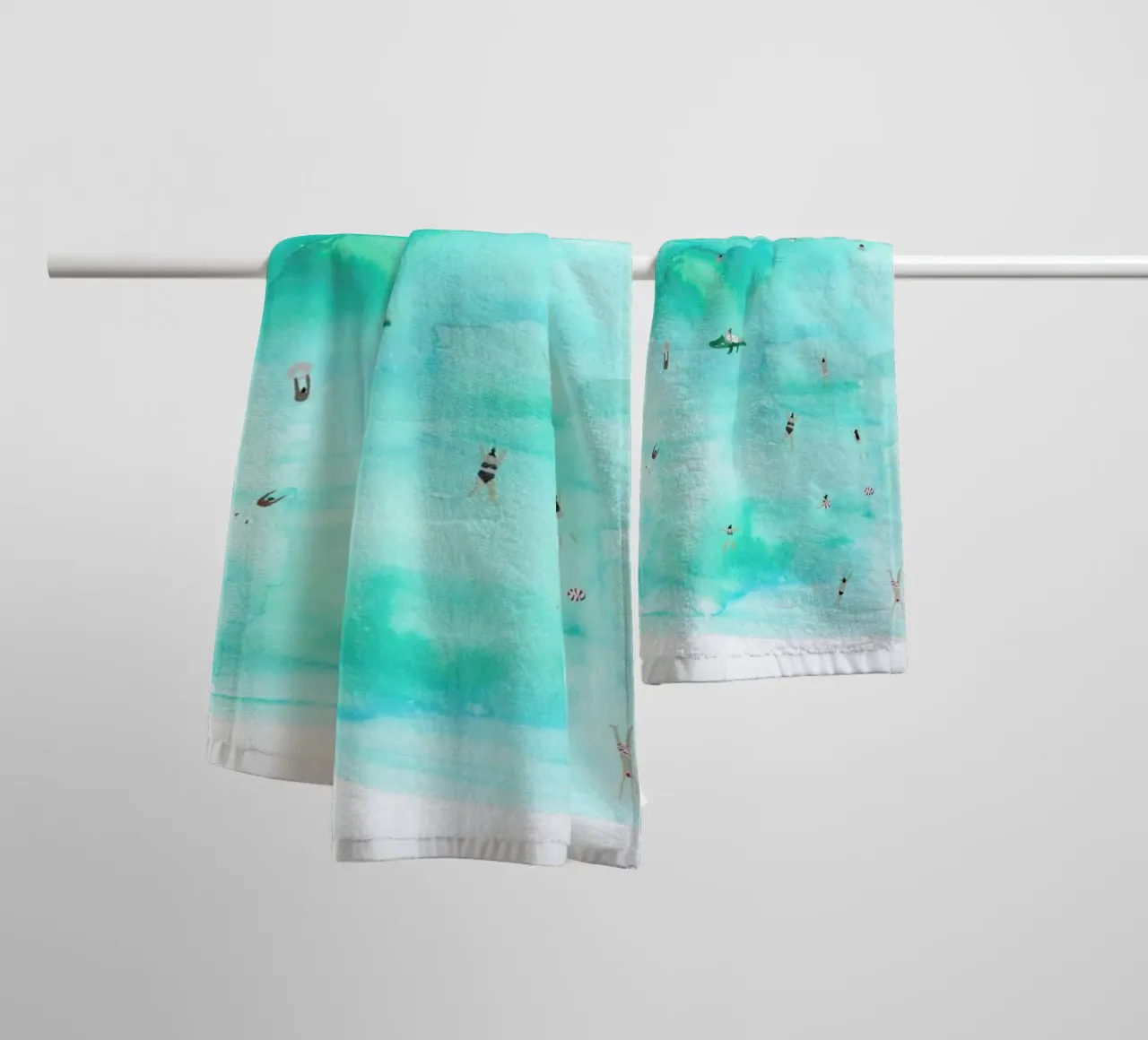 Swimmers towel by Isabelle Vandeplassche