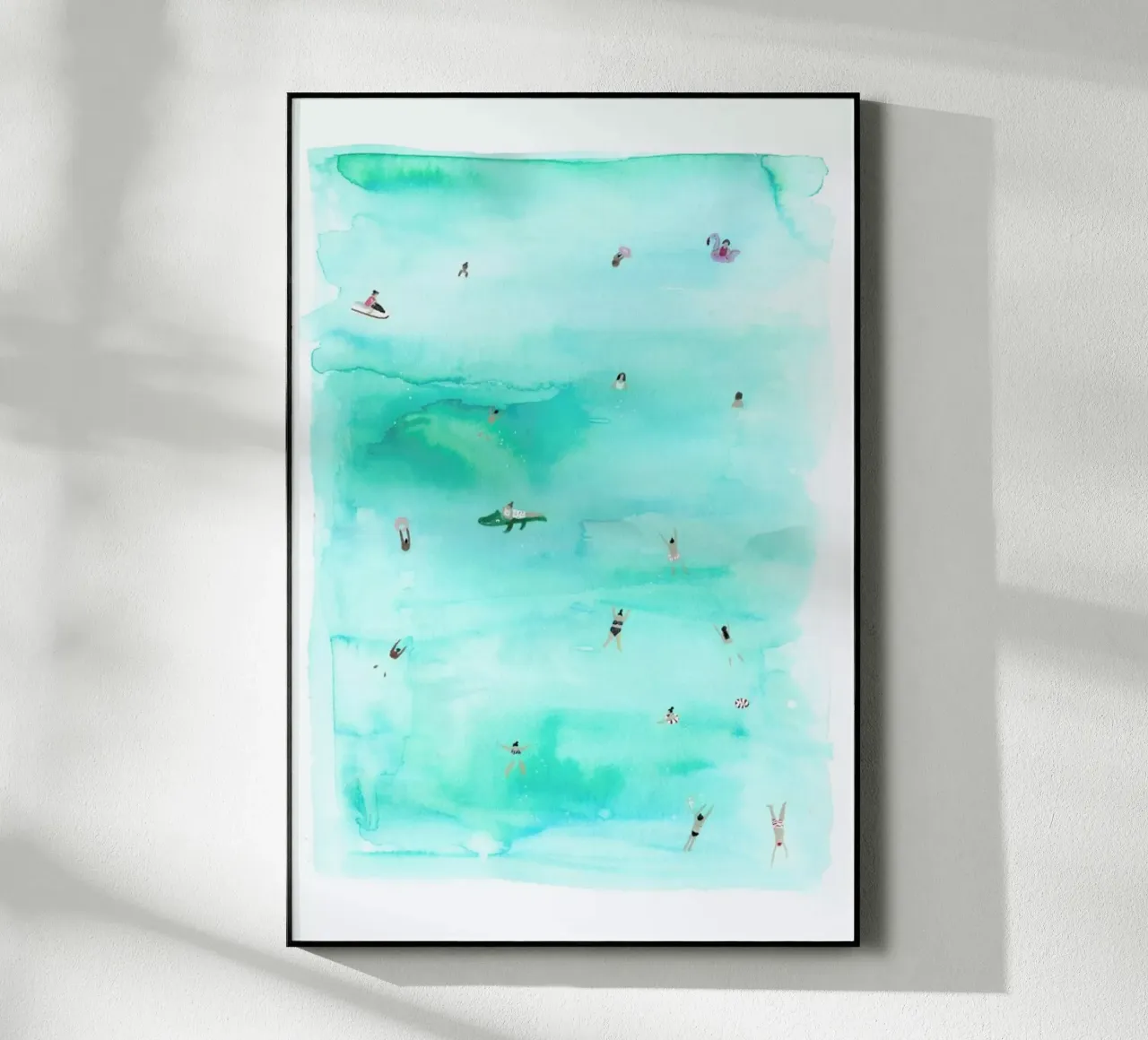Swimmers plexiglas de Isabelle Vandeplassche