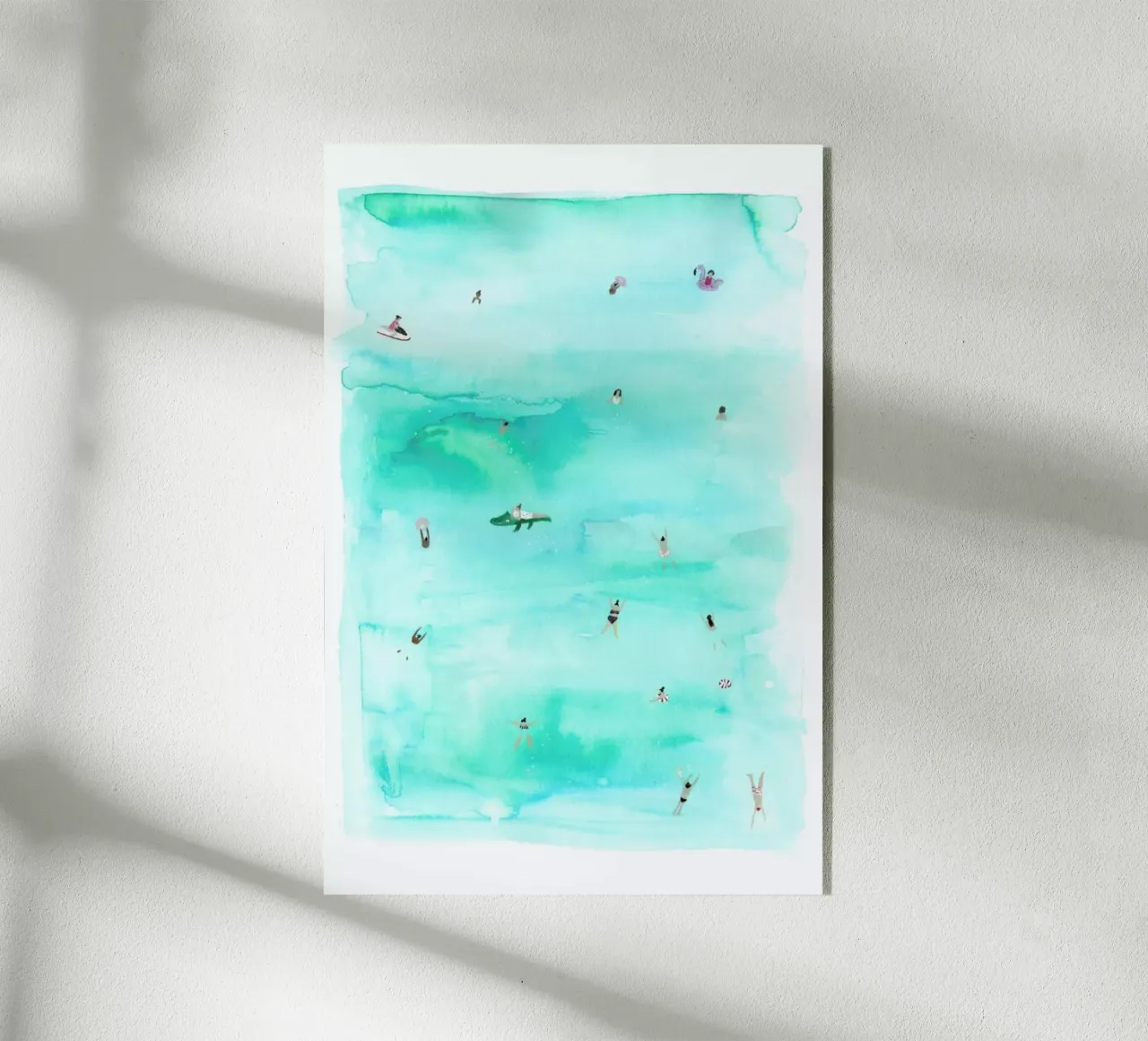 Swimmers plexiglass da Isabelle Vandeplassche