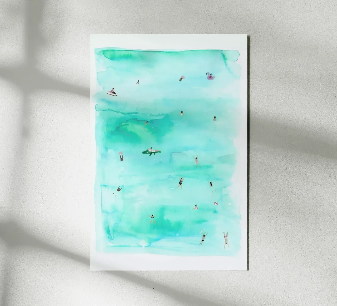 Swimmers forex plate by Isabelle Vandeplassche