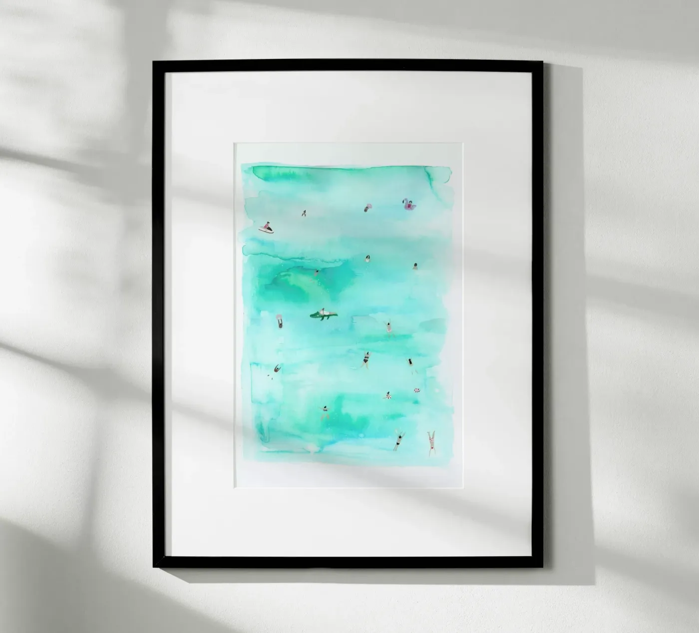 Swimmers poster da Isabelle Vandeplassche
