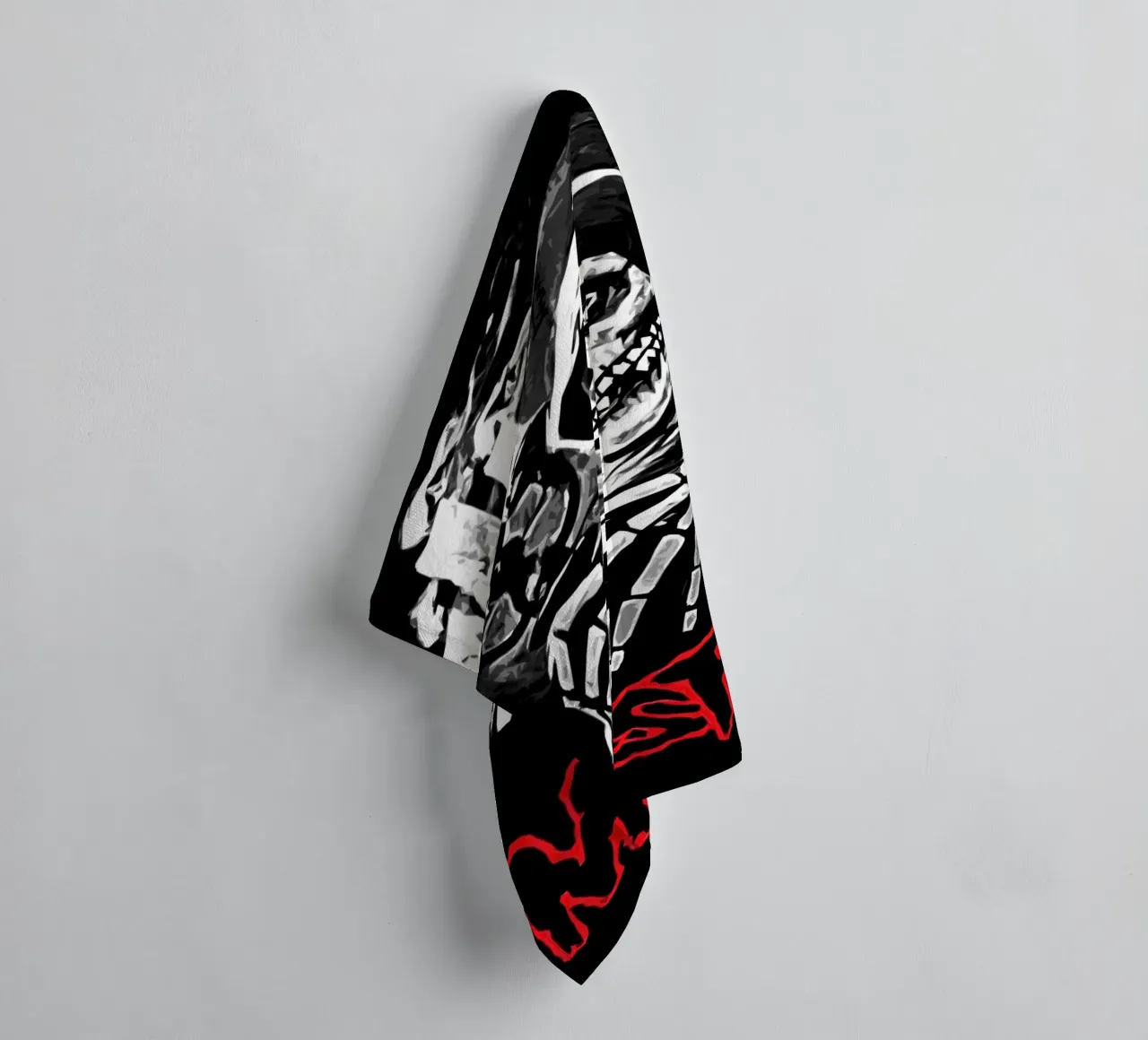 Misfits 1 Kunst badhanddoek van music soul