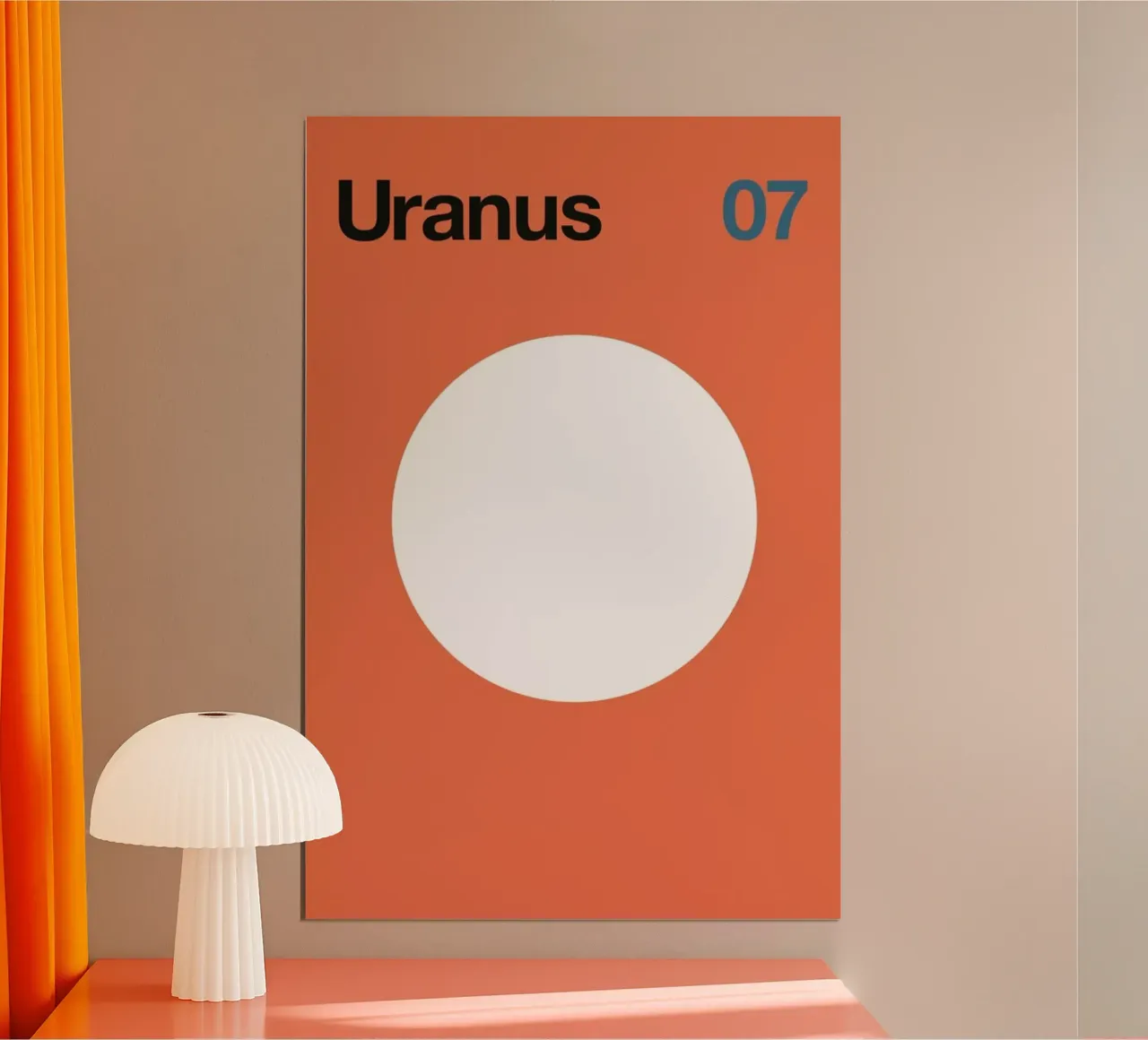 Uranus 07 carta hahnemühle da Florent Bodart